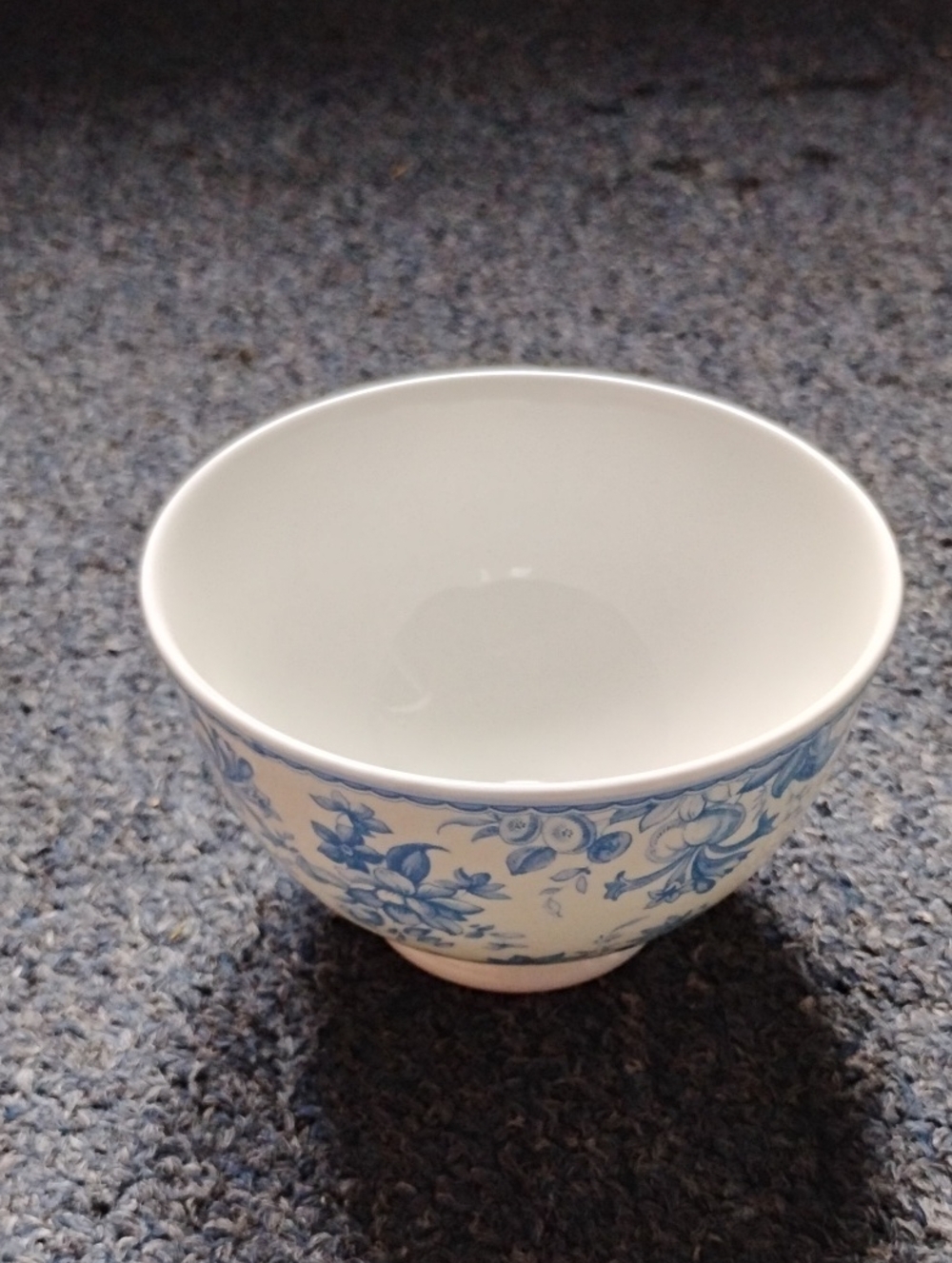 Whittard Of Chelsea Blue Floral Porcelain Bowl